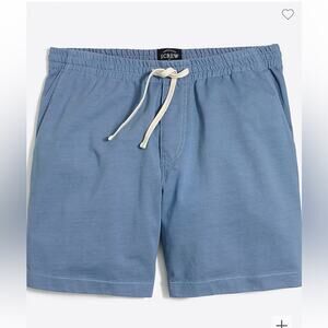 J. Crew Factory Blue 7” Inch Reade Cotton Drawstring Shorts